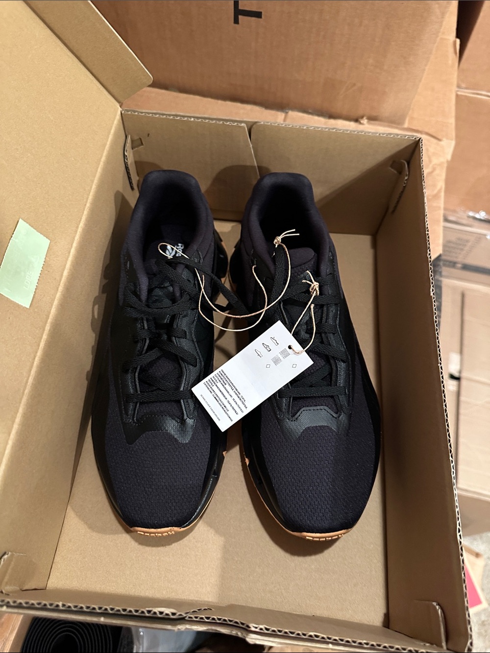 Men's Black Athletic Sneakers size 9